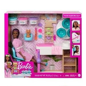 Barbie Face Mask Spa Day Playset